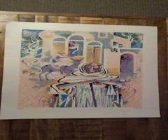 'Thou Shalt Not Covet' Serigraph Signed By Shmuel Katz