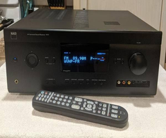 Large NAD T777 Stereo or 7.1 Surround Receiver with Remote